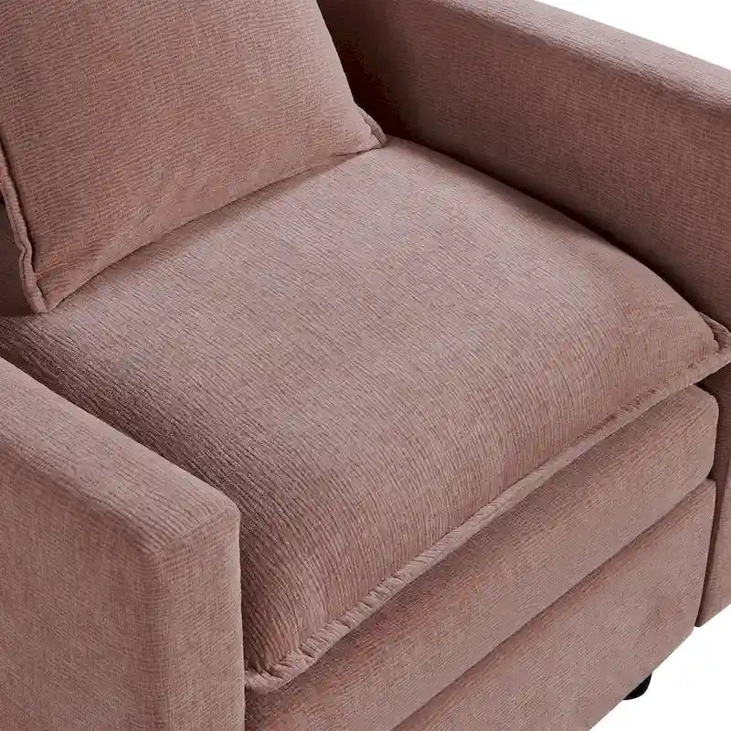 33.07 Upholstered Arm Chair with Solid Wood Frame