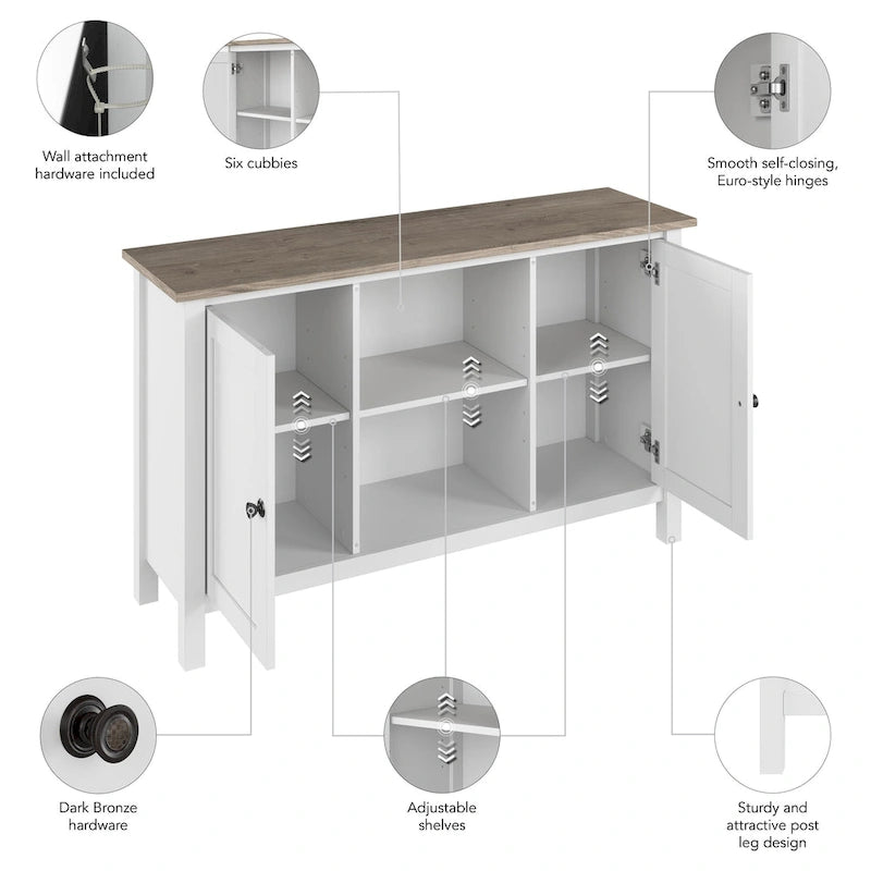 Accent Cabinet with Doors and Storage