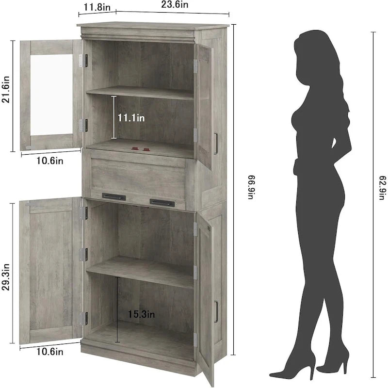Pantry Storage Cabinet