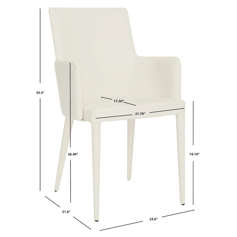 Moderner Armlehnstuhl im Mid-Century-Stil - 23.6 W x 21.6 L x 35.5 H