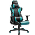 Sedia da gaming ergonomica girevole e regolabile in similpelle