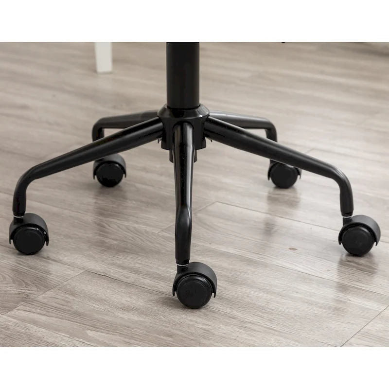 Diamond Tufted Adjustable Swivel Office Chair