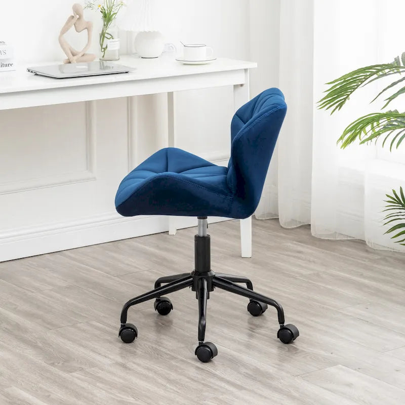 Diamond Tufted Adjustable Swivel Office Chair