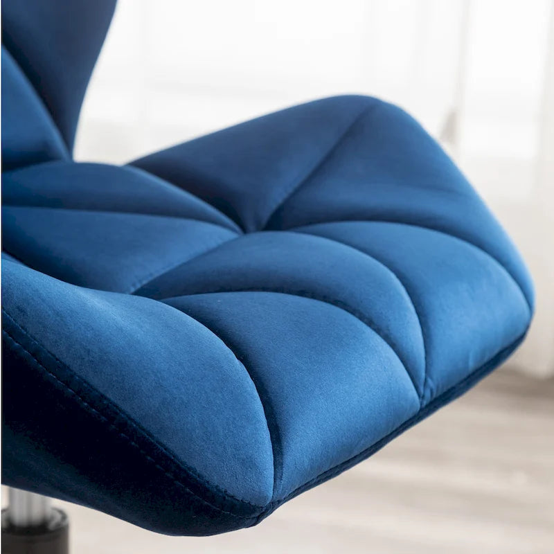 Diamond Tufted Adjustable Swivel Office Chair