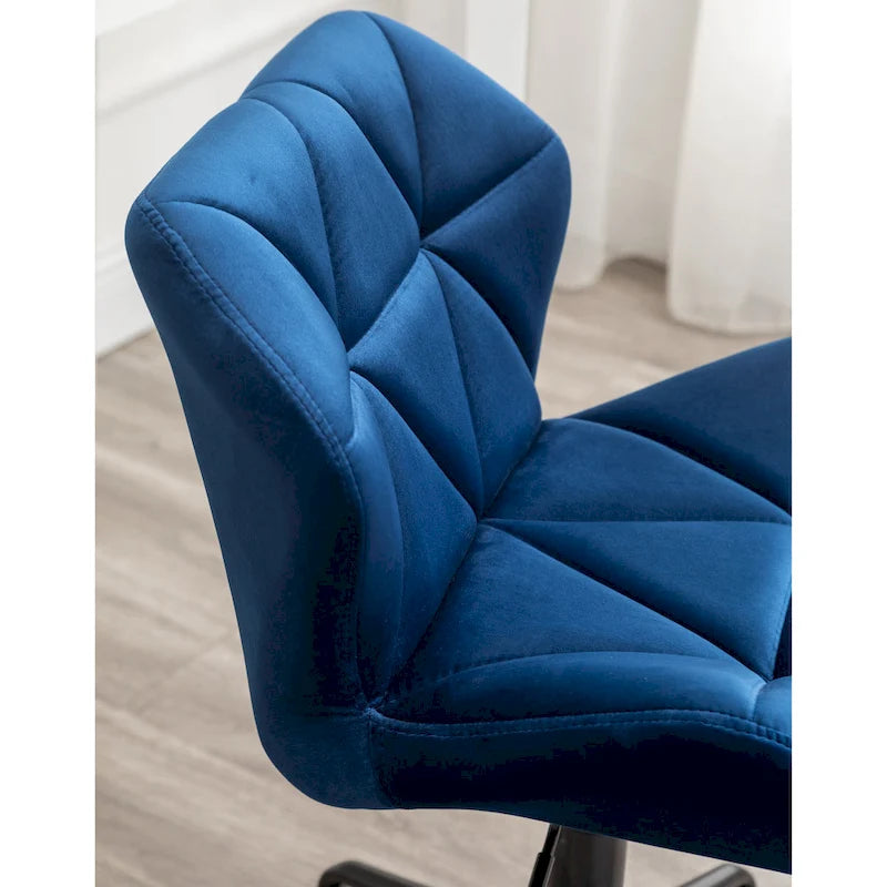 Diamond Tufted Adjustable Swivel Office Chair