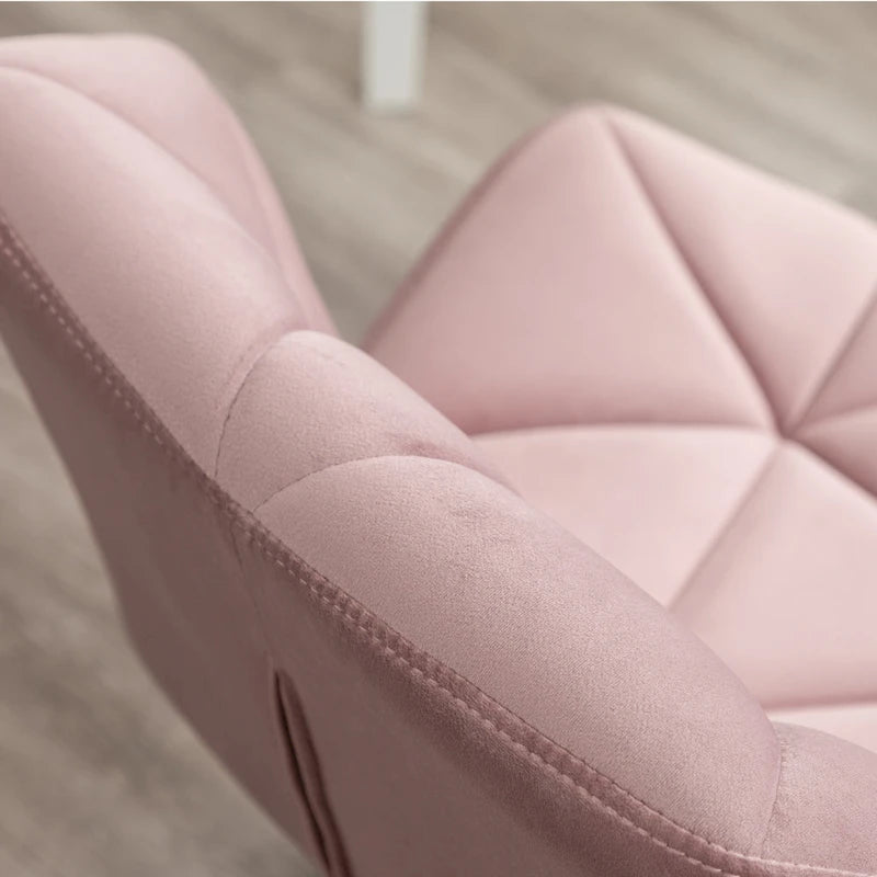 Diamond Tufted Adjustable Swivel Office Chair
