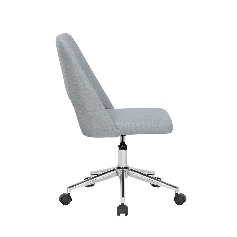 Bürostuhl, Leinenbezug, Rollen