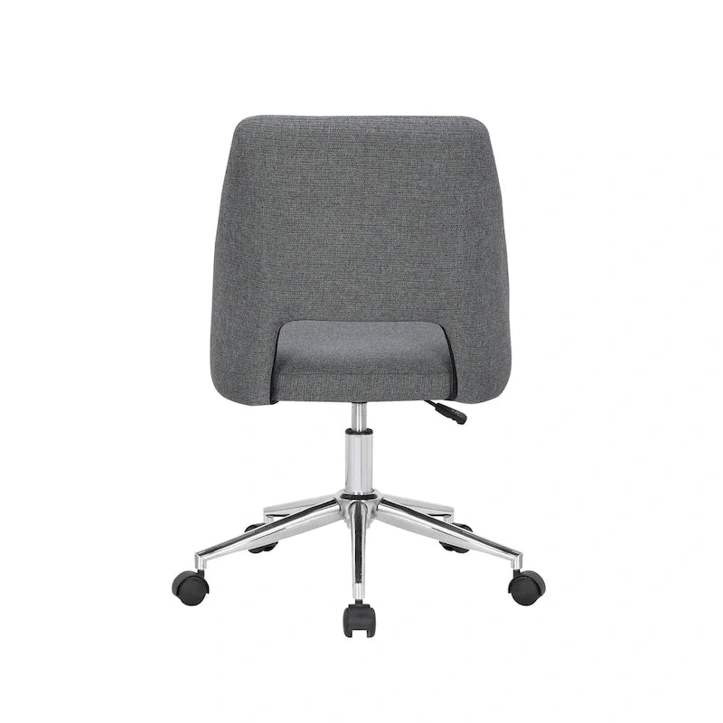 Bürostuhl, Leinenbezug, Rollen