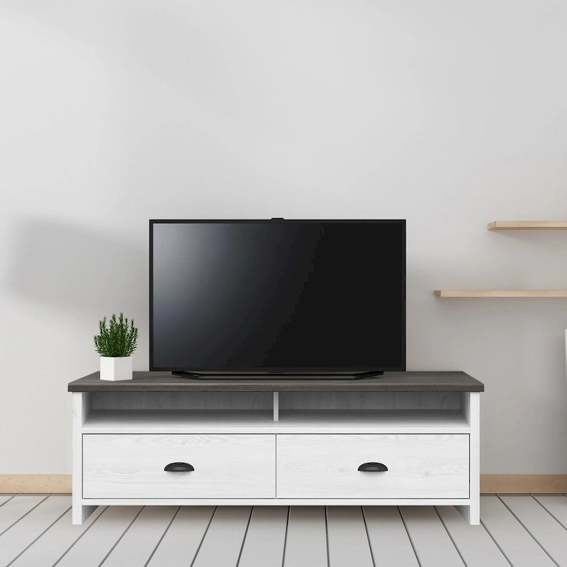 TV Stand Whitewash - 50 Inches