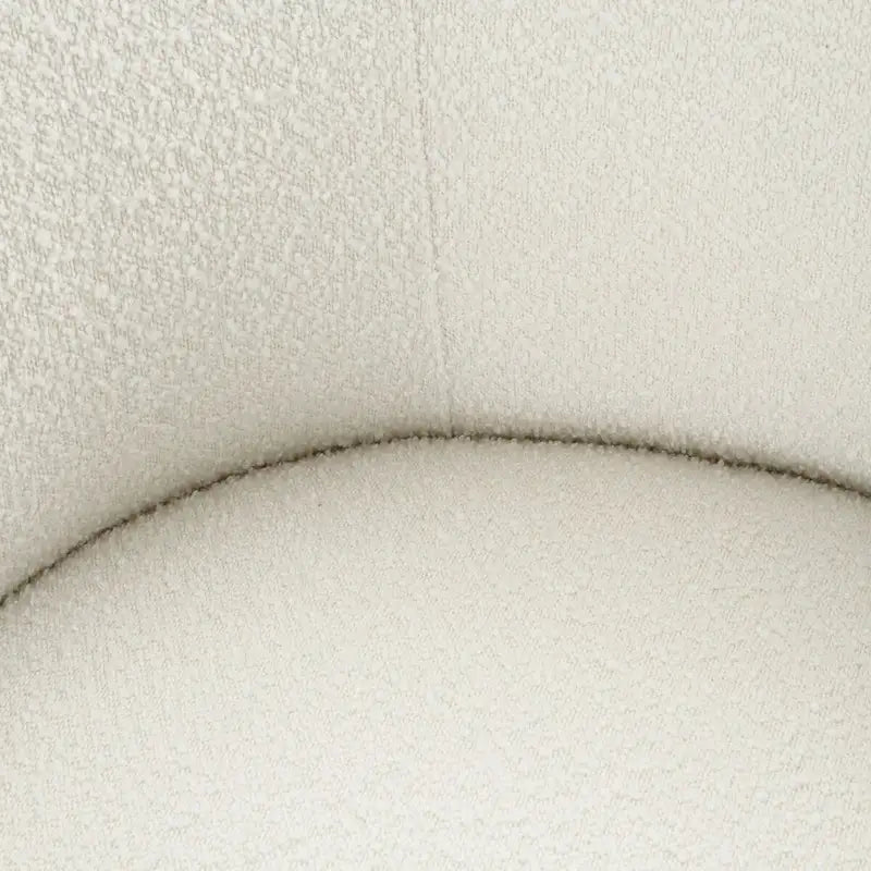 Geschwungenes Samt- und Bouclé-Sofa