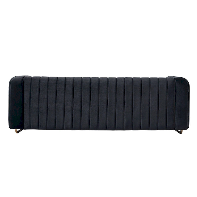 Modernes Samtsofa für das Wohnzimmer