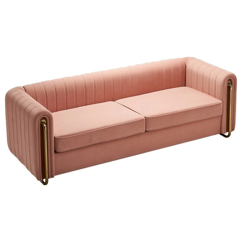 Modernes Samtsofa für das Wohnzimmer