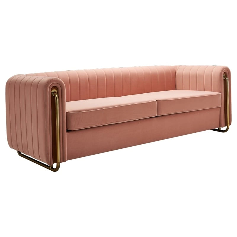 Modernes Samtsofa für das Wohnzimmer