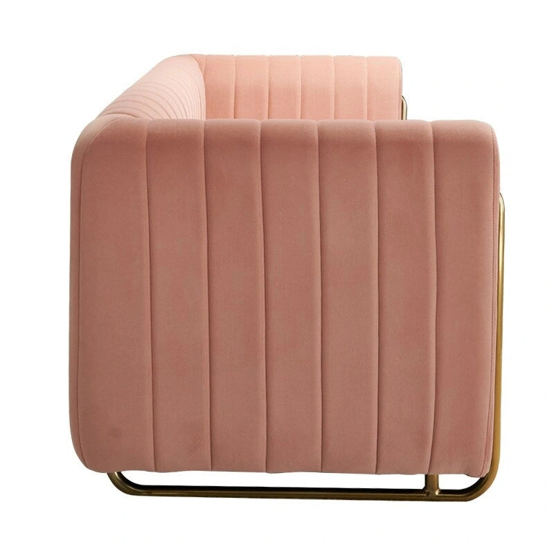 Modernes Samtsofa für das Wohnzimmer