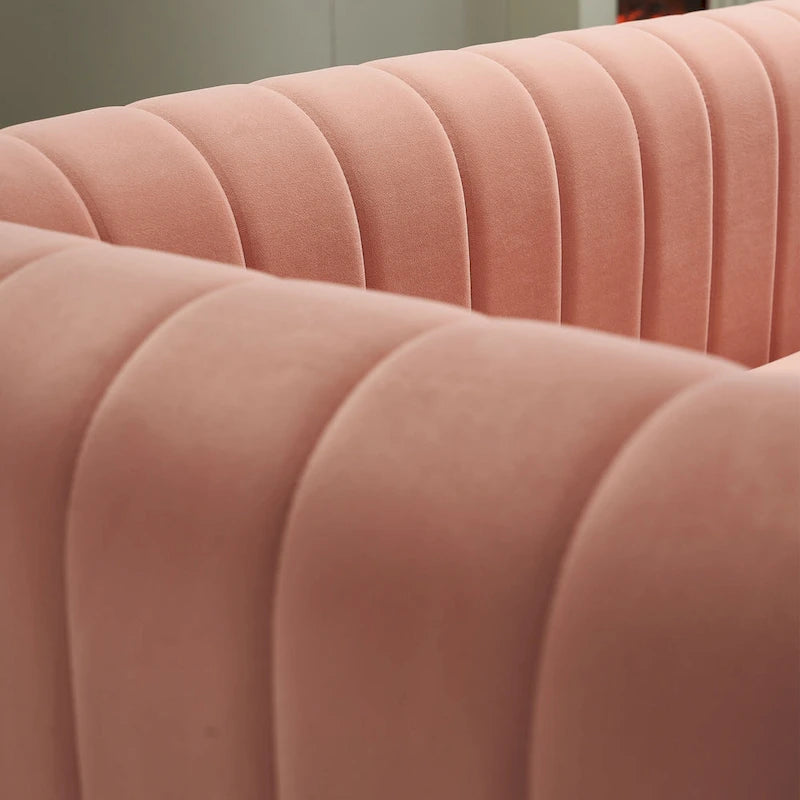 Modernes Samtsofa für das Wohnzimmer