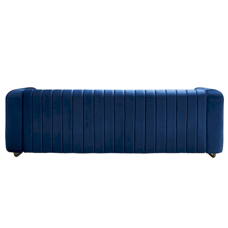 Modernes Samtsofa für das Wohnzimmer