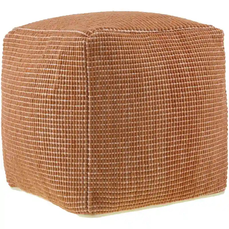 Chunky Grid Modern & Contemporary Pouf