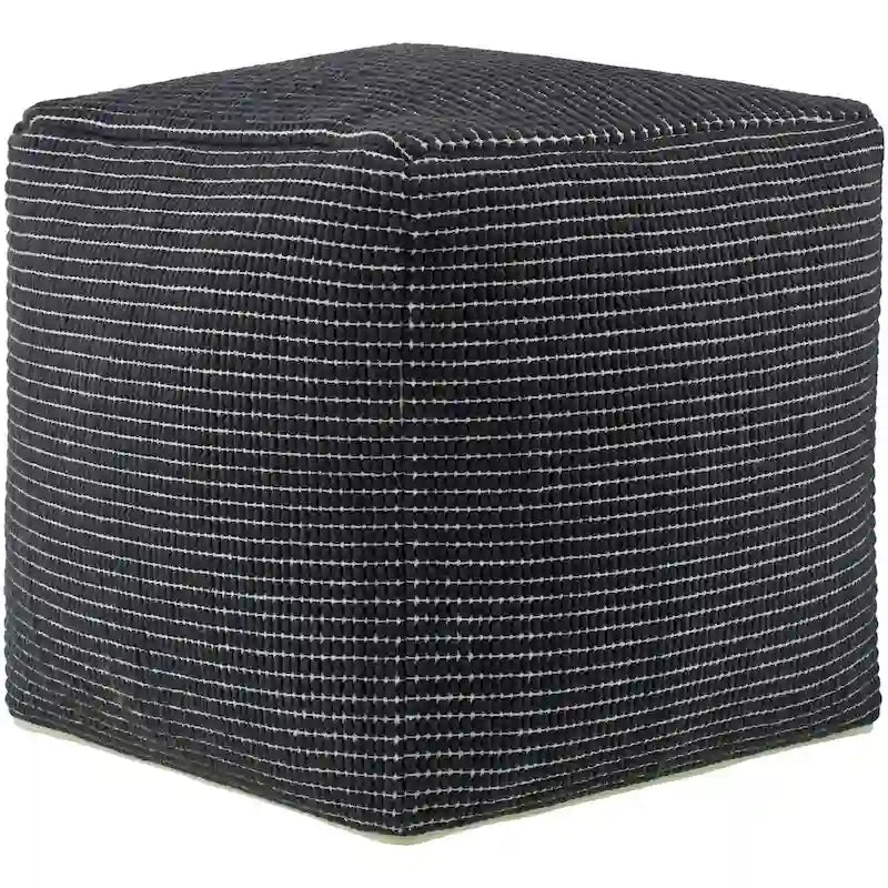 Chunky Grid Modern & Contemporary Pouf
