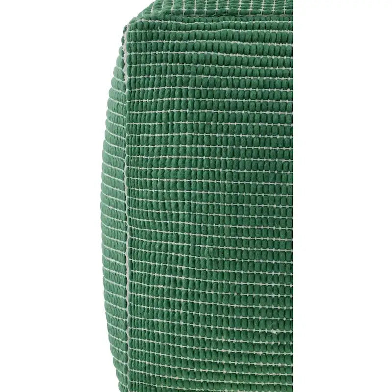 Moderner und zeitgenössischer Pouf im groben Gitterdesign